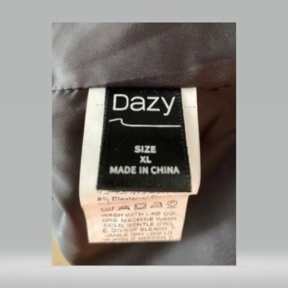 Grey Furry Loose Fit Bomber Jacket - Picture 4 of 4